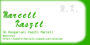 marcell kasztl business card